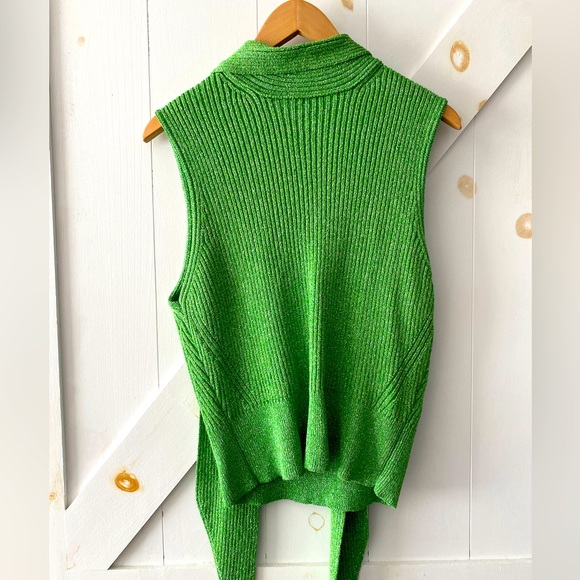 Ganni glitter knit sweater vest - Picture 2 of 4